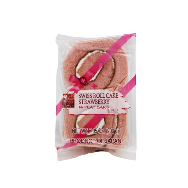 Happy Clover Swiss Roll Strawberry 200g