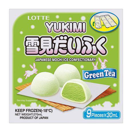 Lotte Yukimi Green Tea Mochi Ice Cream 270ml
