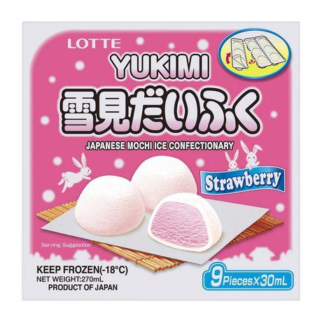 Lotte Yukimi Strawberry Mochi Ice Cream 270ml