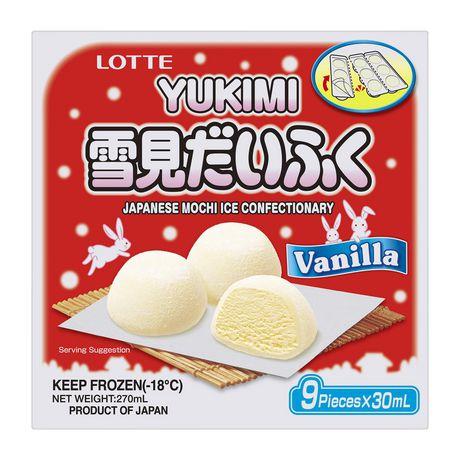 Lotte Yukimi Vanilla Mochi Ice Cream 270ml