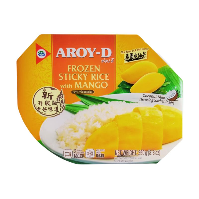 Aroy-D Frozen Sticky Rice with Mango 250g