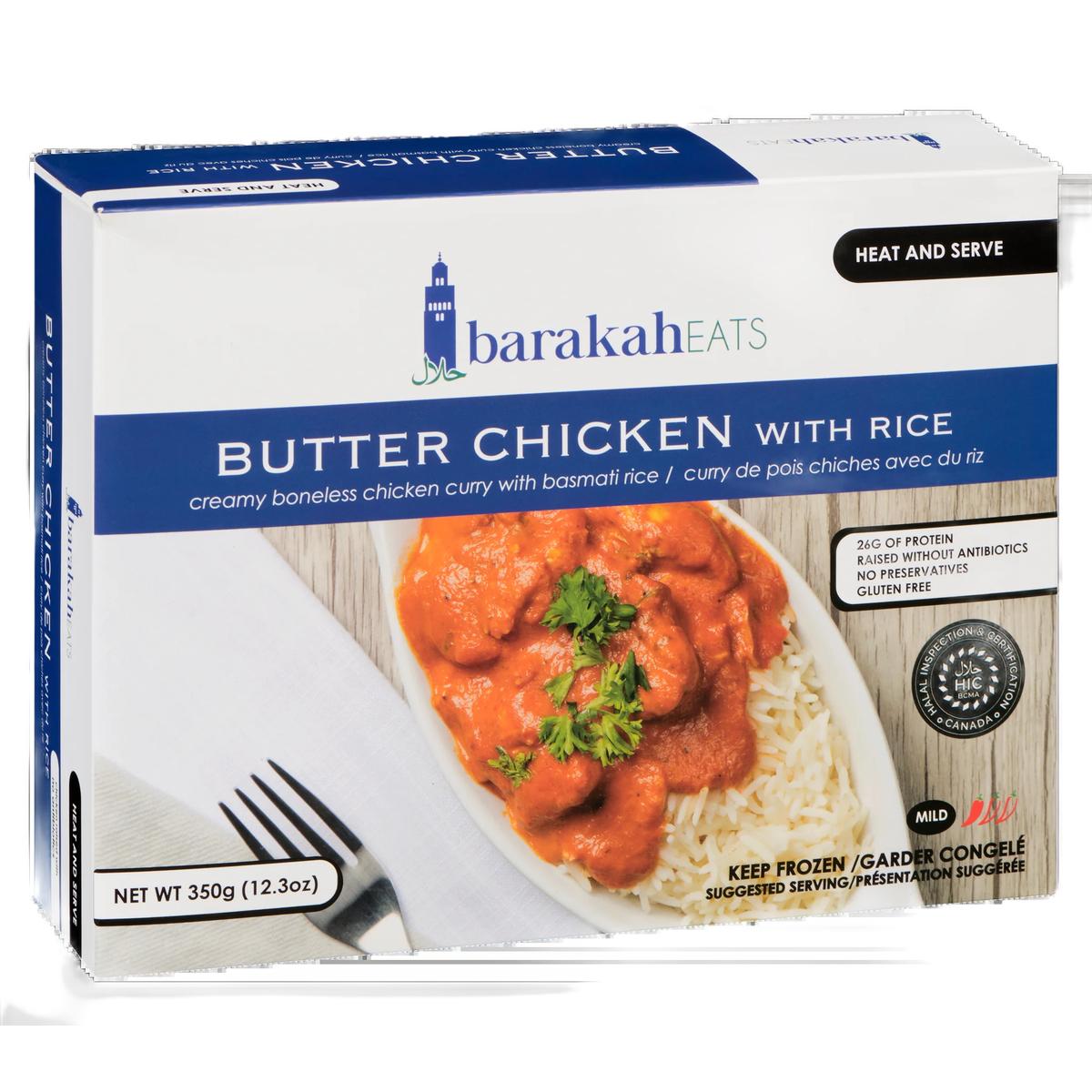 Barakah Eats Butter Chicken With Rice - 350gm
