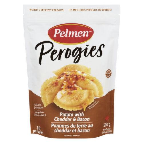 Pelmen Cheddar & Bacon Perogies 500g