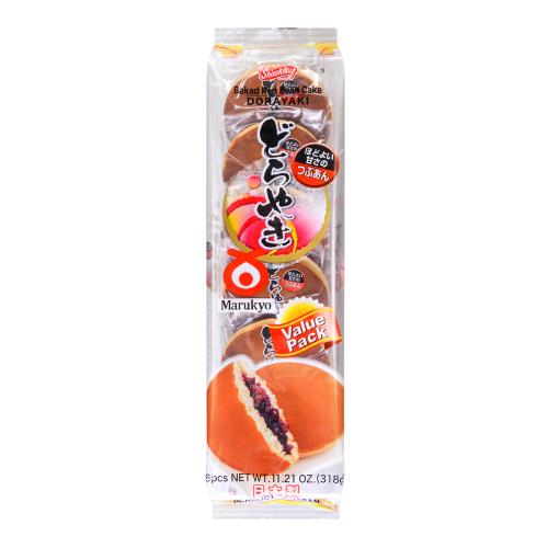Marukyo Japanese Pancake with Red Bean 6pc 318g